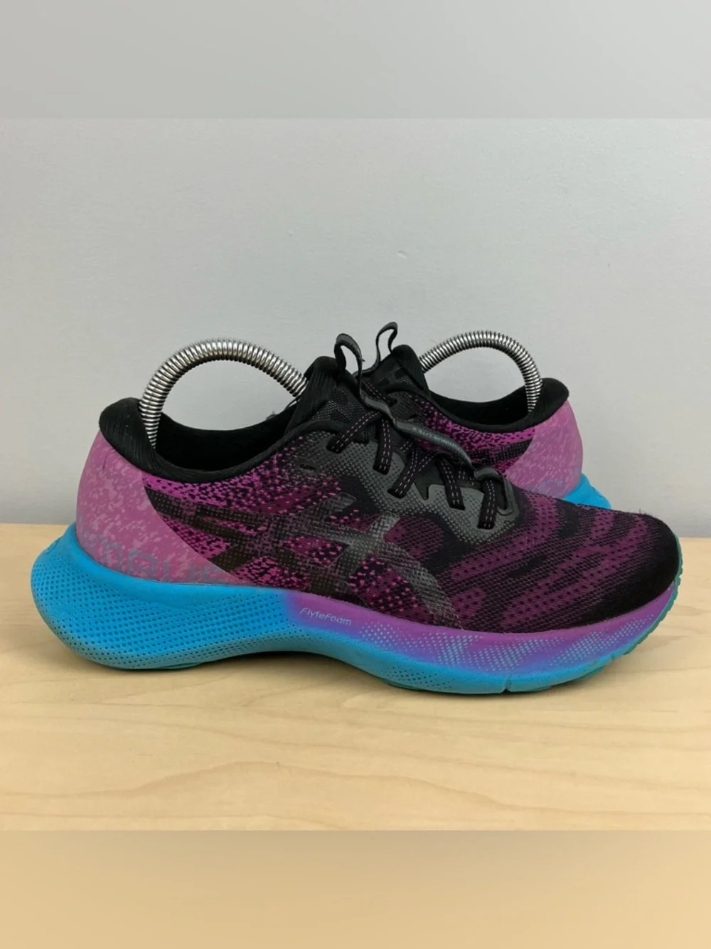ASICS Women's Purple & Blue Running Shoes - Picture 2 of 12